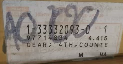 Alternative view of ISUZU TRUCK GEAR C/S 4TH - PART # 1333320930-0